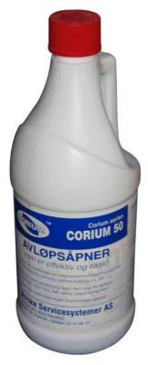 Avløpsåpner Corium 50 1L UN1830